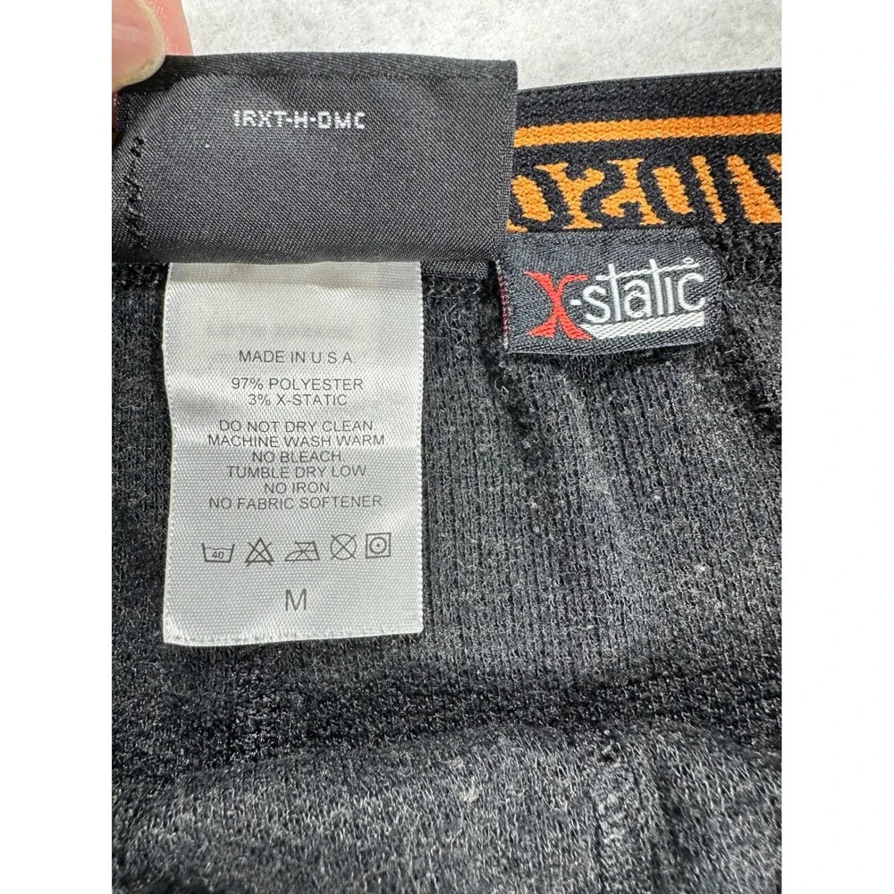 Harley-Davidson Mens Black Thermal Base Layer Pants X-Static Waffle Knit Medium
